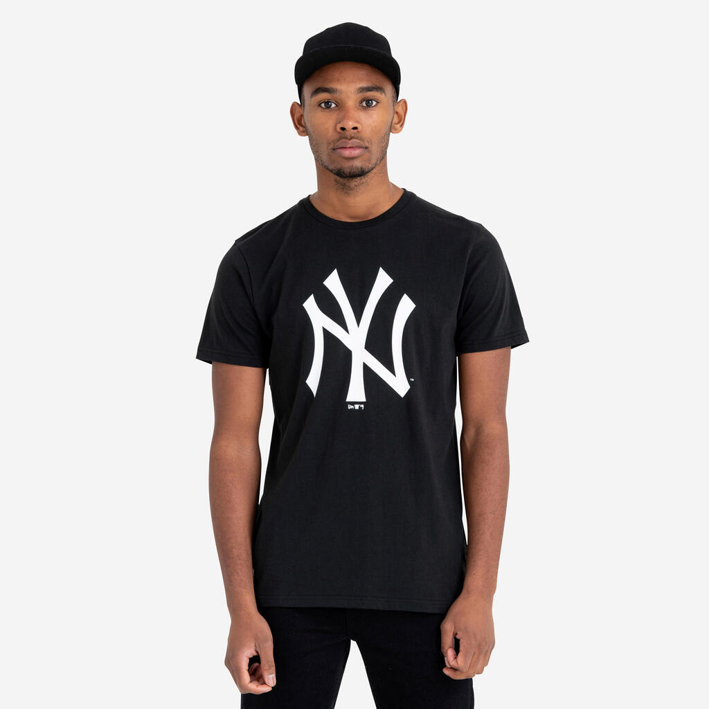 Men's/Women's Short-Sleeved Baseball T-Shirt New York Yankees - Black